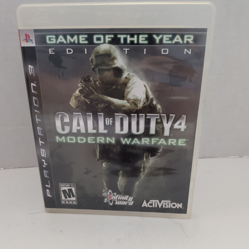 Call of Duty 4 Modern Warfare Game of the Year Edition Sony PS3 CIB BLUS-30072P